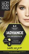Farby do włosów i szampony koloryzujące - Farba kremowa z utleniaczem do włosów Llongueras Color Advance Hair Colour 8.3 Golden Light Blond 125 ml (8410825420839) - miniaturka - grafika 1