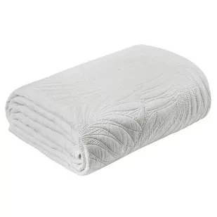 Eurofirany Euro Firany Narzuta 170 x 210 Pikowana Stone Biała 1216878 - Narzuty - miniaturka - grafika 1