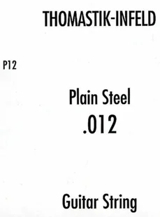 Thomastik Einzelsaite B/H .015 Stahl blank, vermessingt P15 für Akustikgitarre Spectrum Satz SB111; Plectrum Acoustic Series Satz AC112; für Jazz Gitarre und E-Gitarre 669332 - Struny gitarowe  - miniaturka - grafika 1
