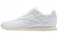 Buty sportowe damskie - Reebok CL Leather Crepe Neutr AR0987 biały - miniaturka - grafika 1