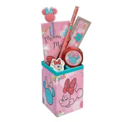 Przybory szkolne - Pojemnik z Przyborami Szkolnymi, 7 el. Myszka Minnie - miniaturka - grafika 1
