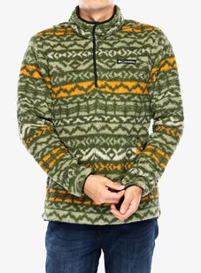 Bluza polarowa Columbia Rugged Ridge Half Snap Fleece - canteen madras multi - Bluzy sportowe męskie - miniaturka - grafika 1