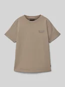 Koszulki dla chłopców - T-shirt z nadrukiem z napisem z tyłu model ‘CENTRAL’ - miniaturka - grafika 1