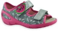 Buty dla dziewczynek - Kapcie do przedszkola sandałki dziewczęce Befado 063X006 Sunny - miniaturka - grafika 1