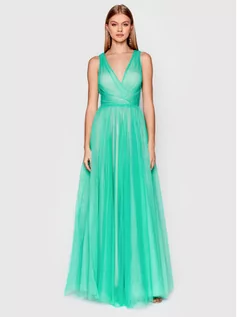 Sukienki - Fracomina Sukienka wieczorowa FQ22SD3008W463Q5 Zielony Regular Fit - grafika 1