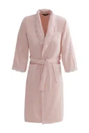 Damski szlafrok FREYA + ręczniki + pudełko L Różowy
