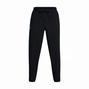 Męskie spodnie dresowe Under Armour Vibe Woven Jogger Rozmiar: M / Kolor: czarny - Spodnie sportowe męskie - miniaturka - grafika 1