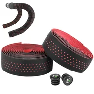 Kierownice rowerowe - Owijka Na Kierownicę Rockbros Pu Eva Czarno-Czerwona - miniaturka - grafika 1