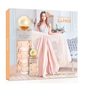 Saphir SAPHIR WOMEN Woda perfumowana MUSE NIGHT BY, zestaw 200 ml + 25 ml 8424730026628 - Zestawy perfum damskich - miniaturka - grafika 1