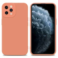Etui i futerały do telefonów - Pokrowiec Etui Do Apple iPhone 11 PRO MAX w FLUID JASNY POMARAŃCZOWY TPU Silikonowe Obudowa Ochronny Case Cover Cadorabo - miniaturka - grafika 1