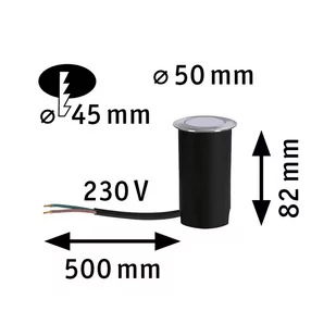 Paulmann Goldlicht oprawa wpuszczana LED Ø5cm - Lampy ogrodowe - miniaturka - grafika 1