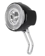 Akcesoria rowerowe - DeOne, Lampka rowerowa, HL-DE064 LED 1W, czarny, przednia - miniaturka - grafika 1