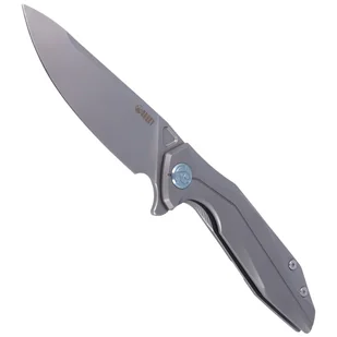 Nóż składany Kubey Nova Frame Lock Gray Titanium, Bead Blasted 14C28N (KB235F) - Noże - miniaturka - grafika 4