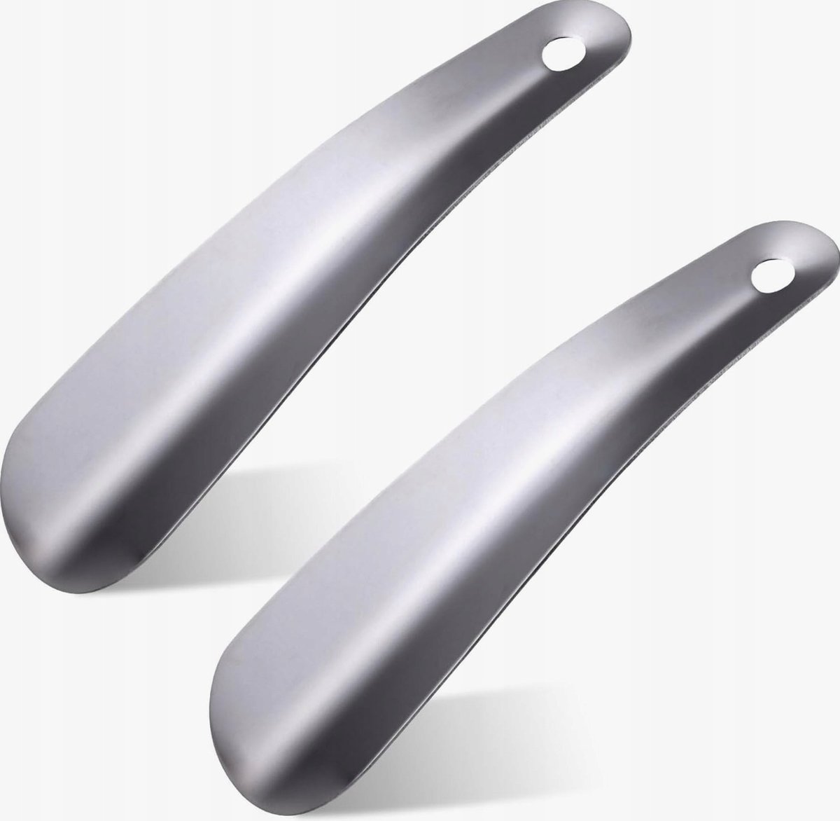 ŁYŻKA DO BUTÓW METALOWA 16 CM STALOWA ZAWIESZANA ERGONOMICZNA 2 SZTUKI