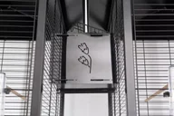 Klatki i wyposażenie dla ptaków - ZOLUX Tunel łączący do wolier dla ptaków CHIC czarny - miniaturka - grafika 1