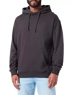 Lee Męska bluza z kapturem Core Loose, Washed Black, M - Bluzy męskie - miniaturka - grafika 1