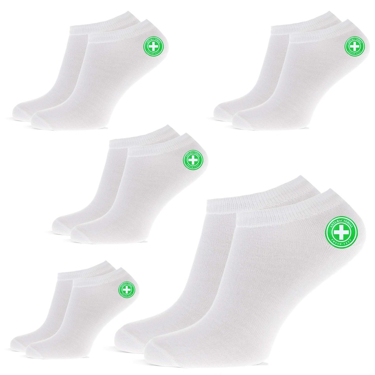 5X STOPKI BAMBUSOWE SKARPETKI KOMFORTOWE MĘSKIE 40-43 - SM5-A8112-BIA-40-43