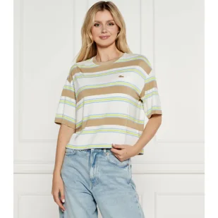 Lacoste T-shirt Oversize fit - Koszulki i topy damskie - miniaturka - grafika 1