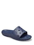 Klapki i japonki damskie - Crocs Klapki "Classic Slide" w kolorze granatowym - miniaturka - grafika 1
