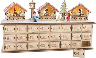 Small Foot Design, Drewniany Kalendarz Adwentowy, Świąteczny Targ Podświetlany, 1290 - Ozdoby bożonarodzeniowe - miniaturka - grafika 1