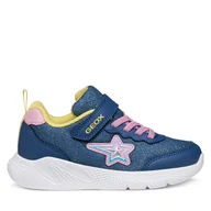 Buty dla dziewczynek - Sneakersy Geox J Sprintye J55FWA 0AS54 C4BE8 D Granatowy - miniaturka - grafika 1