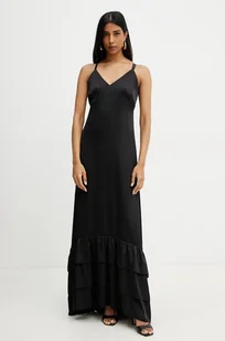 Silvian Heach sukienka RASPOL kolor czarny maxi prosta GPP25452VE - Sukienki - miniaturka - grafika 1
