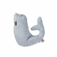 Grzechotki dla dzieci - Lassig Lassig - Dziergana przytulanka z grzechotką i szeleszczącą folią More Magic Foka - miniaturka - grafika 1