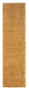 Dywan MY-RUG, dywan z wysokim włosiem Shaggy Star, 300x80, żółty, lekko błyszczący, wyjątkowo puszysty, bieżnik - Obrusy i serwetki - miniaturka - grafika 1