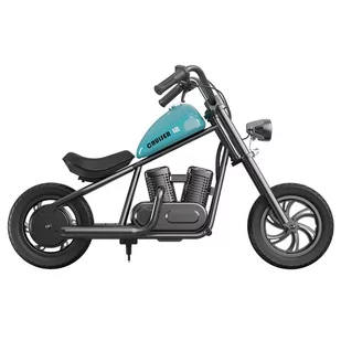 Motocykl Elektryczny dla Dzieci Hyper GOGO Cruiser 12, Opony 12 Cali, Silnik 160W, Bateria 21,9V 5,2Ah - Niebieski - Motocykle - miniaturka - grafika 4