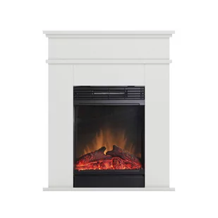 Kominek elektryczny Warmtec Fori z efektem Optiflame - biały mat - Kominki elektryczne - miniaturka - grafika 2