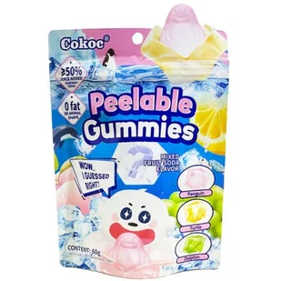 Cokoc Peelable Gummies Mixed Fruit Soda 60g - Żelki - miniaturka - grafika 1
