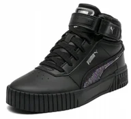 Sneakersy damskie - Sneakersy Puma Carina 2.0 MID Winter 393212-02 Sportowe Połyskujące Modne - miniaturka - grafika 1