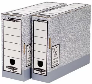 Praktyczne Pudełka Na Akta 80mm 10 sztuk Fellowes - Pudła i kartony archiwizacyjne - miniaturka - grafika 1