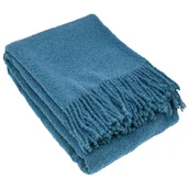 Koce - Pled Boucle 140x200cm blue - miniaturka - grafika 1
