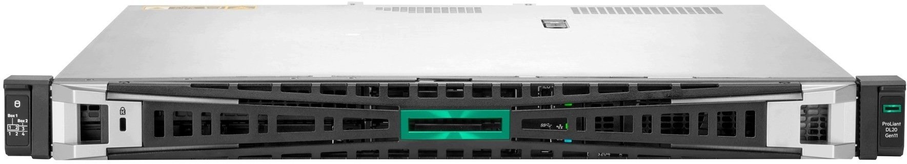Serwer HPE ProLiant DL20 Gen11 6325P 3.5GHz 4c 1P 1x32GB-U 4SFF 2x480GB SSD 1x1000W PS EU Server