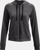 Bluzy damskie - Under Armour Bluza UA Rival Terry FZ Hoodie 1369853 010 - miniaturka - grafika 1
