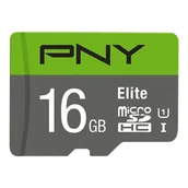 Karty pamięci - PNY Elite microSDHC 16GB UHS-I Klasa 10 - miniaturka - grafika 1