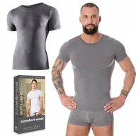 Koszulki męskie - BRUBECK SS11030 koszulka męska termo WEŁNIANA - XL - miniaturka - grafika 1