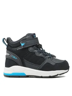 CMP Sneakersy Kids Hadil Leather Wp Urban 3Q84524 Granatowy - Buty dla chłopców - miniaturka - grafika 1