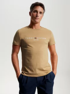 Koszulki męskie - Koszulka męska Tommy Hilfiger MW0MW11797 L Khaki (8720644154588) - grafika 1