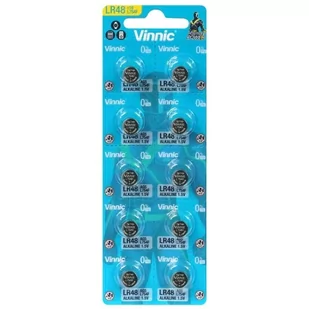 Vinnic Vinnic LR48 LR754 G5 1.5V Šarmins baterijos 10vnt V-AG5 - Ładowarki i akumulatory - miniaturka - grafika 2