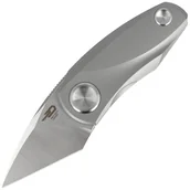 Noże - Nóż składany Bestech Tulip Frame Lock Grey Titanium, Stonewash / Satin M390 by Ostap Hel (BT1913A) - miniaturka - grafika 1