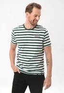 Koszulki męskie - T-shirt w paski T-AIR - miniaturka - grafika 1