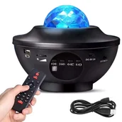 Projektory dla dzieci - SEVERNO Home Projektor gwiazd - lampka nocna LED SG-ATS03 - miniaturka - grafika 1