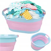 Kosze na bieliznę - KOSZ NA PRANIE SKŁADANY MISKA SKŁADANA SILIKONOWA - miniaturka - grafika 1