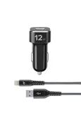 Ładowarki samochodowe - Cellularline wyjątkowo mocna, szybka ładowarka samochodowa i kabel 12 W do urządzeń Apple - miniaturka - grafika 1