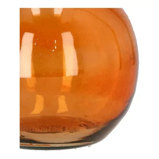 Wazon szklany pomarańczowy 15x17cmm - Wazony i flakony - miniaturka - grafika 4