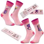 Skarpetki damskie - Skarpetki Make UP Box Socks Na Prezent Bawełniane Wygodne Wysokie Dla miłośników Makijażu 36-40 - miniaturka - grafika 1