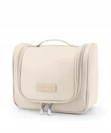 Kosmetyczki, organizery i kuferki - Kosmetyczka Podróżna Z Haczykiem Pojemna Zamek PUCCINI Beżowa QML013-6A - miniaturka - grafika 1