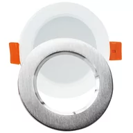 Oprawy, klosze i abażury - Oczko podtynkowe 4,8W LED ZOE biały/srebrny 321183 GOLDLUX (SANICO) - miniaturka - grafika 1